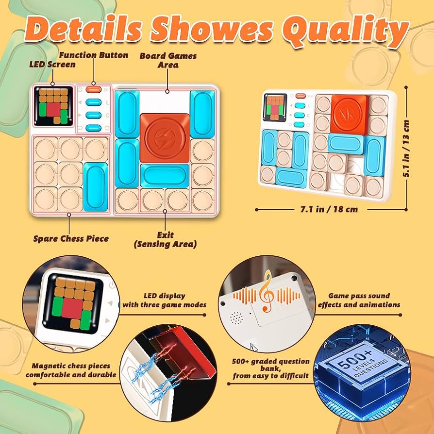 Super Slide Puzzle, 500+ Advanced Brain Games