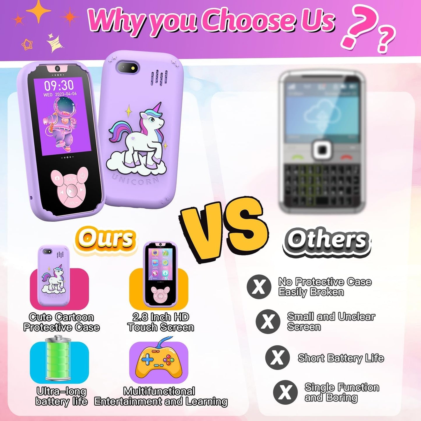 Children’s Smartphone - Touch | 8GB | Multifunction