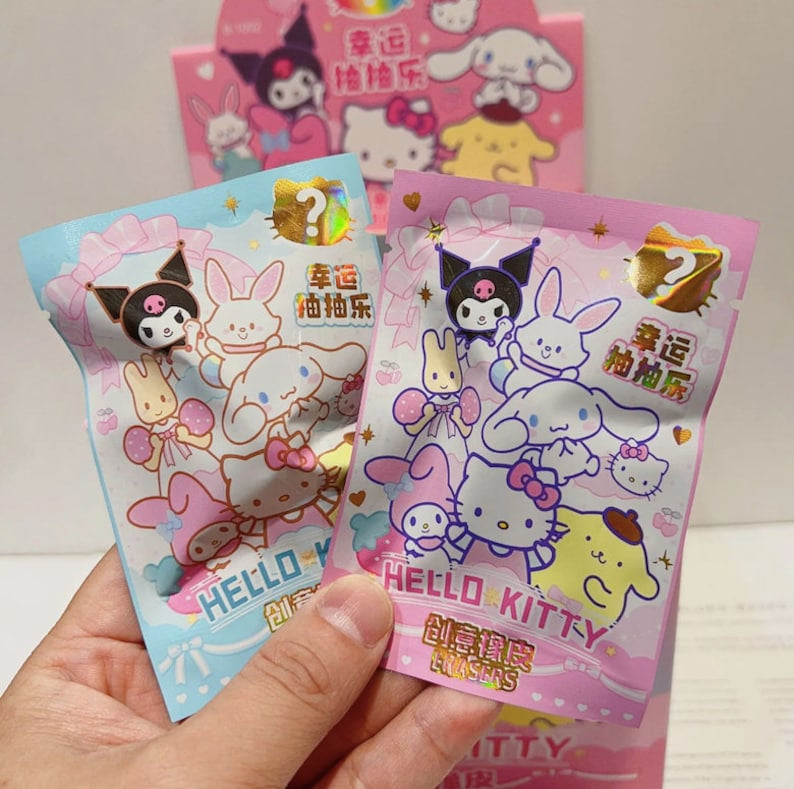 Anime 3D Cartoon Design Erasers