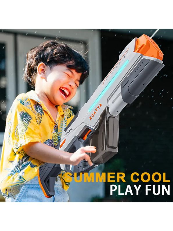 HydroBlaze X1000 - 42cm | High-Pressure Electric Water Gun | LED Lights