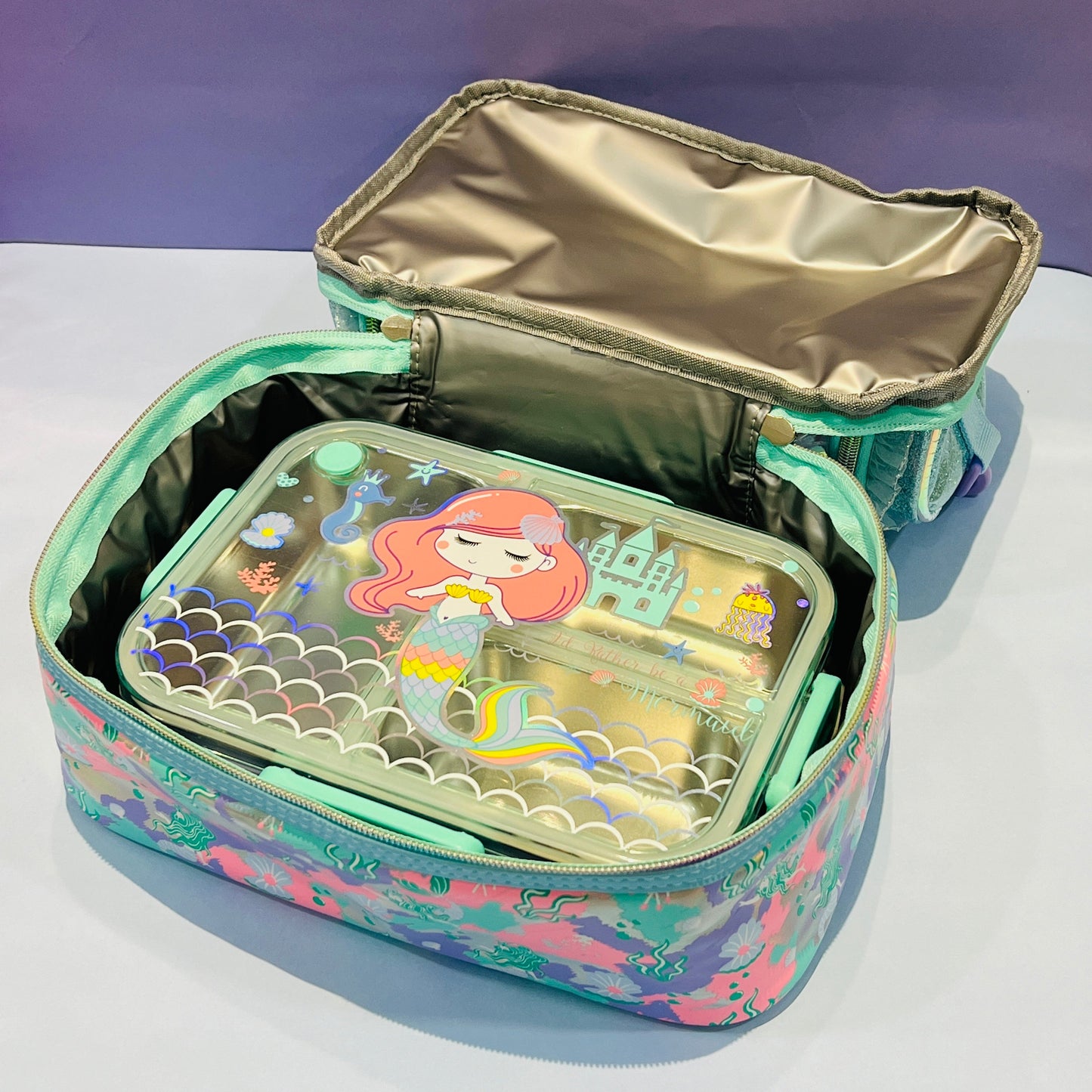 Vest Lunch Combo | Double Decker Lunchbag with Spill Free Lunchbox