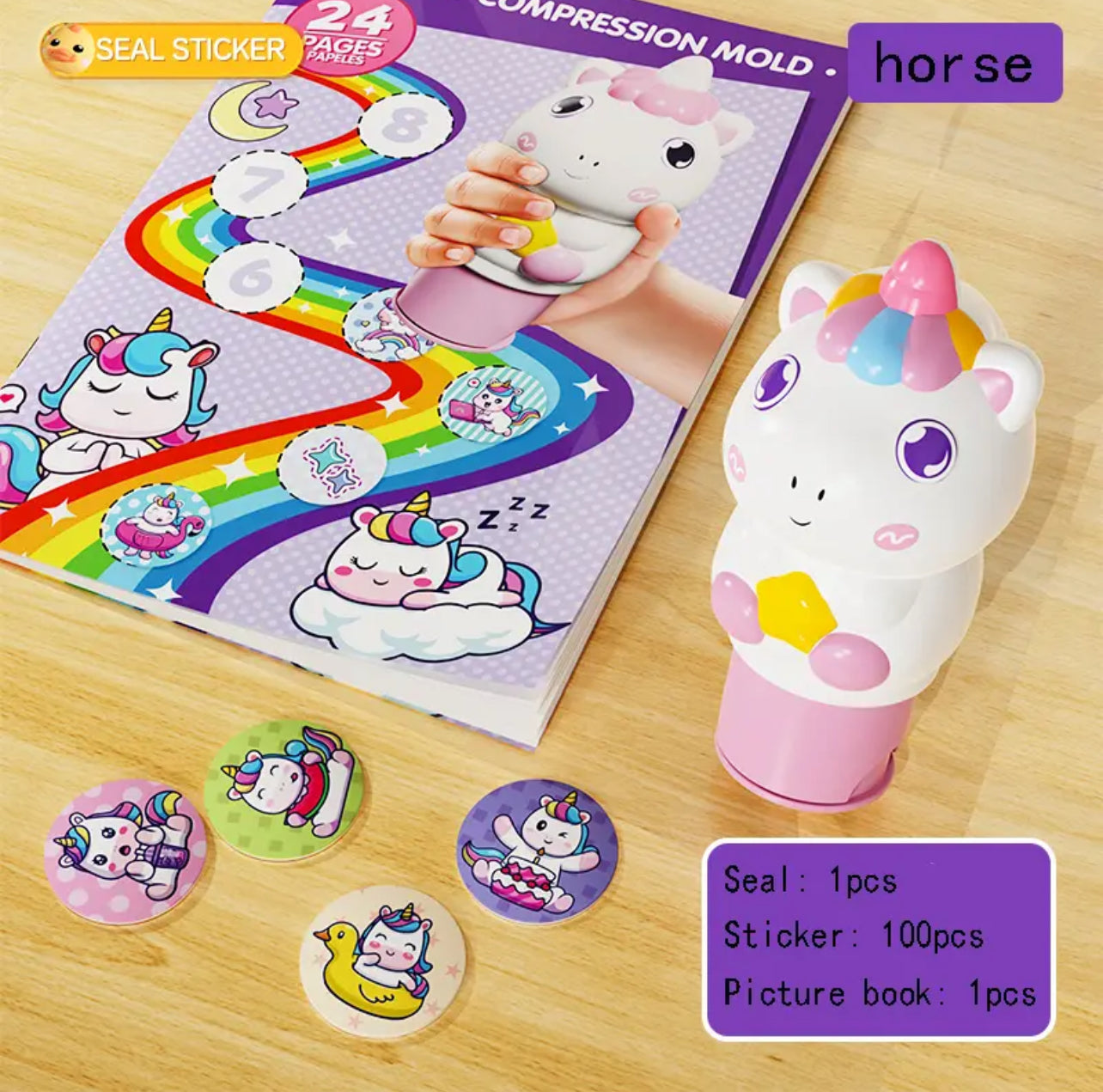 Magic Stamper- 100 Reusable Stickers