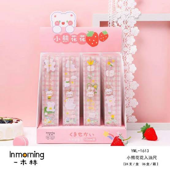 Flexible Glitter Scale with Bookmark