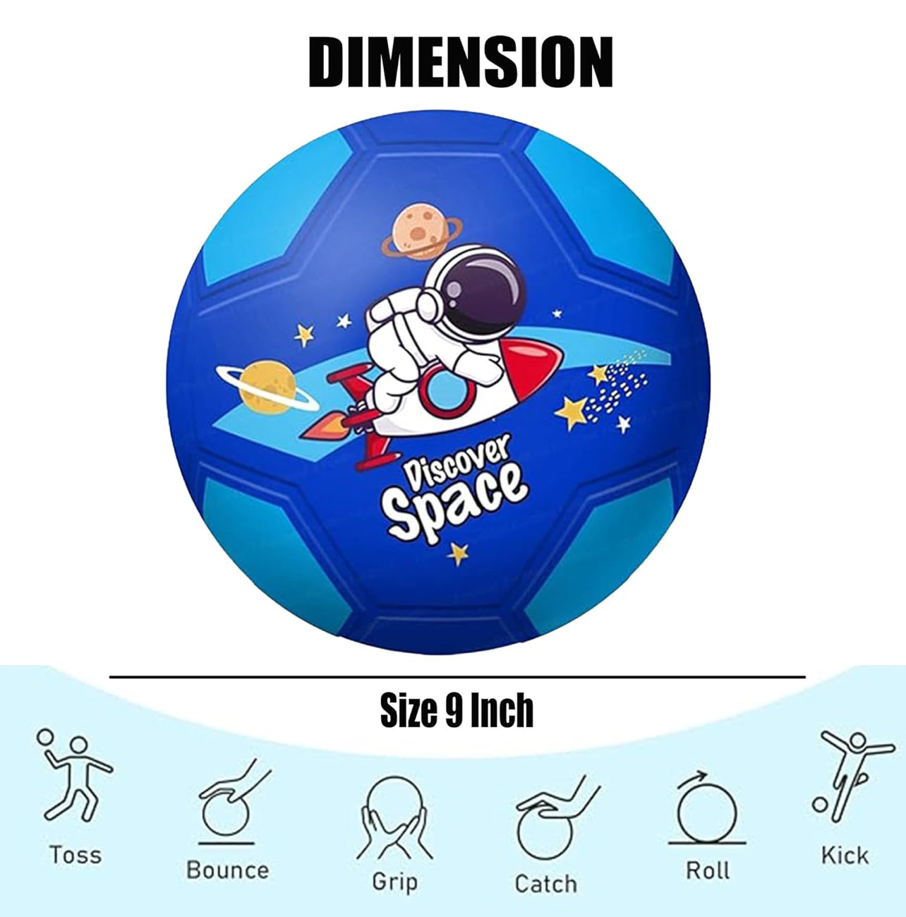 Football - 9” Rubber Beach Ball