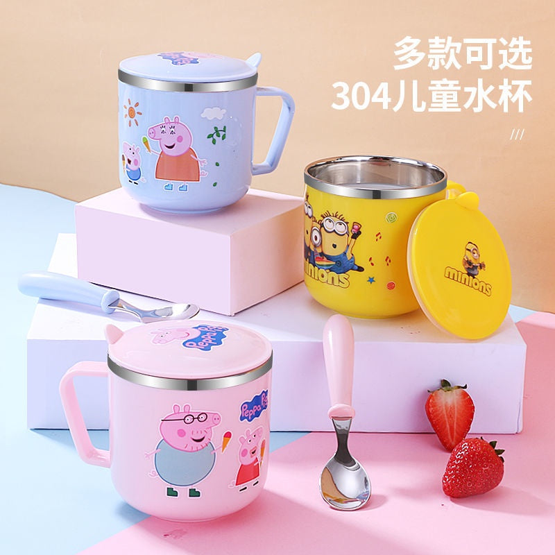 Kids Steel Milk Mugs - 300ml