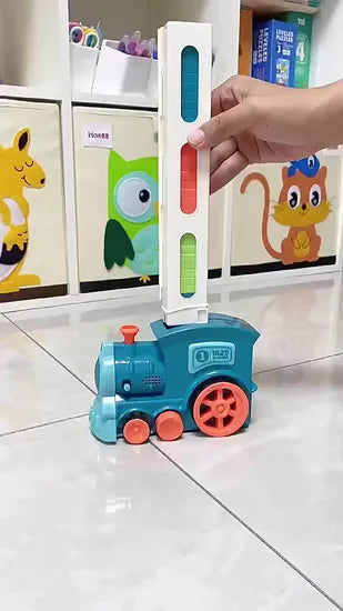 Dominos Train with Music | 60 Dominos