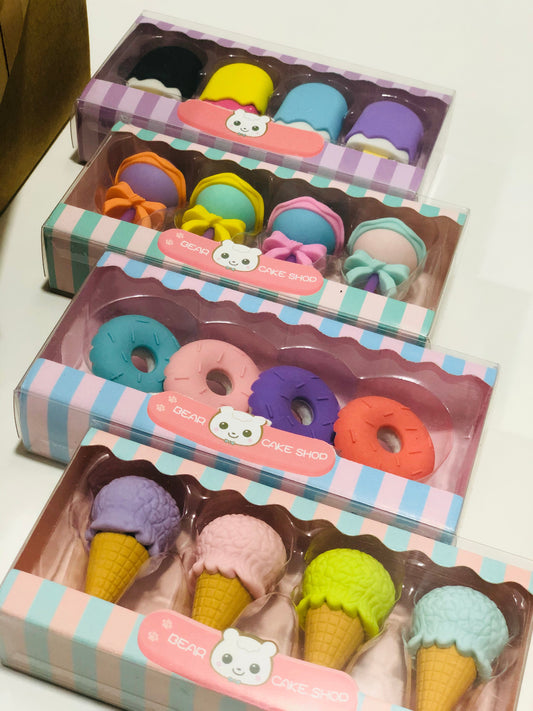 Realistic Ice Cream Erasers