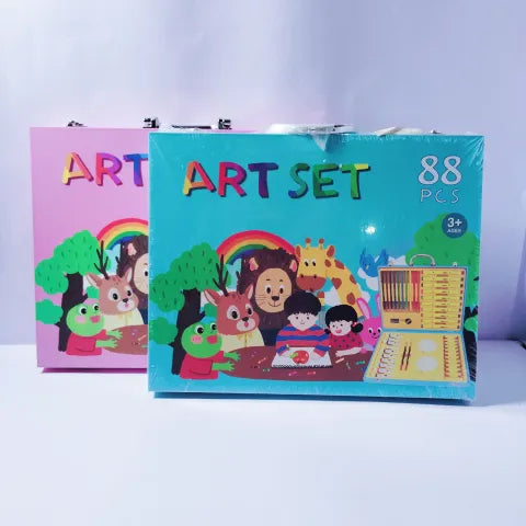 88-Piece Art Supplies Set for Kids