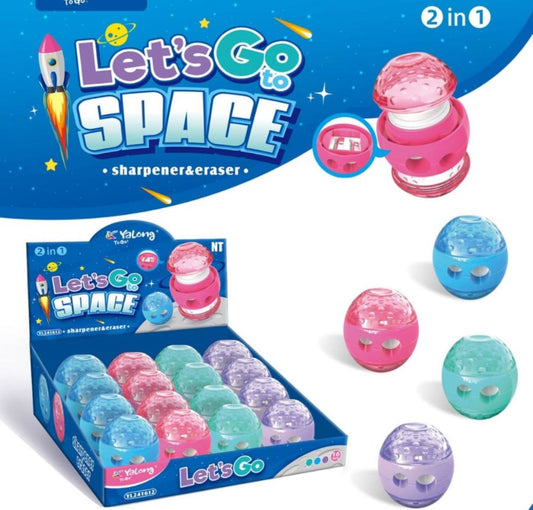 Space World | 2 in 1 Eraser and Sharpener