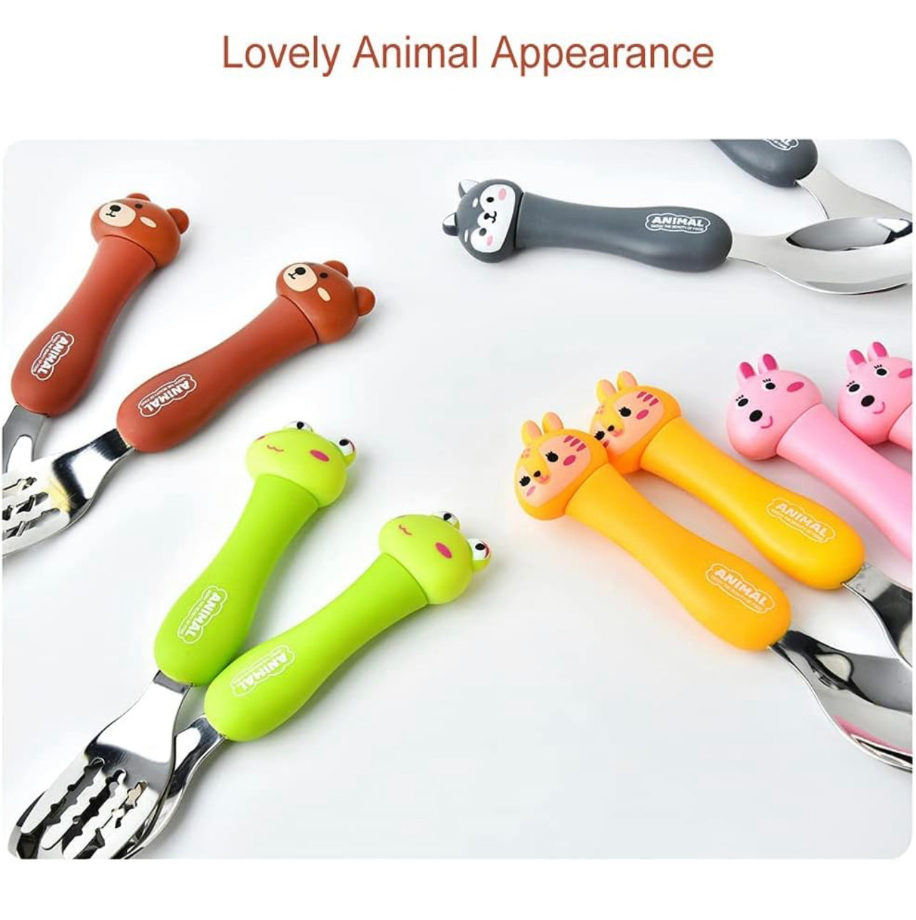 Toddler Utensils - Kids Spoon And Fork Set