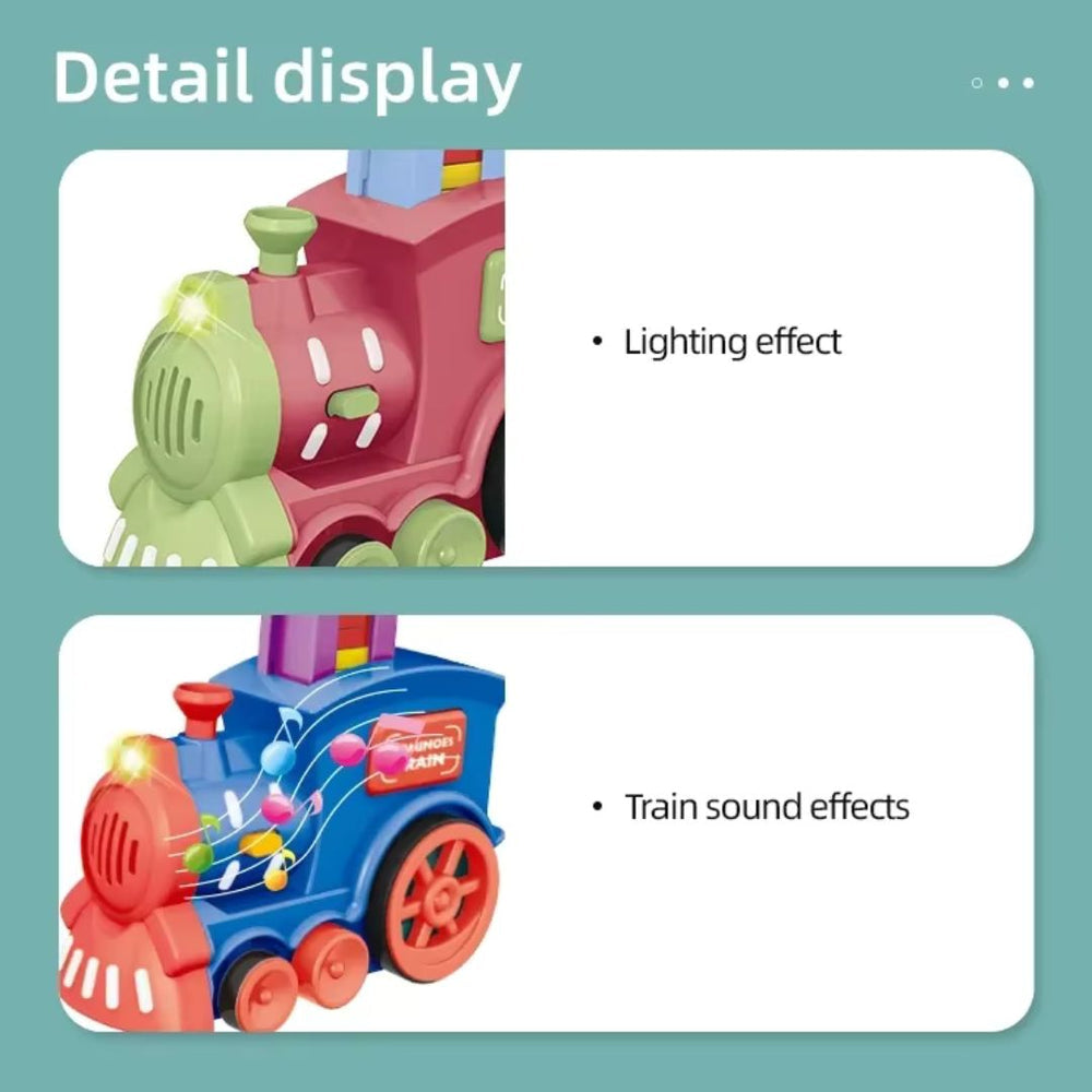 Dominos Train with Music | 60 Dominos