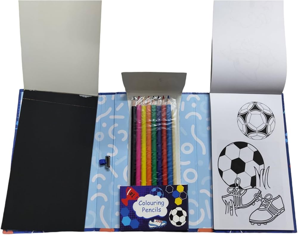 Coloring and Scratch Book Set