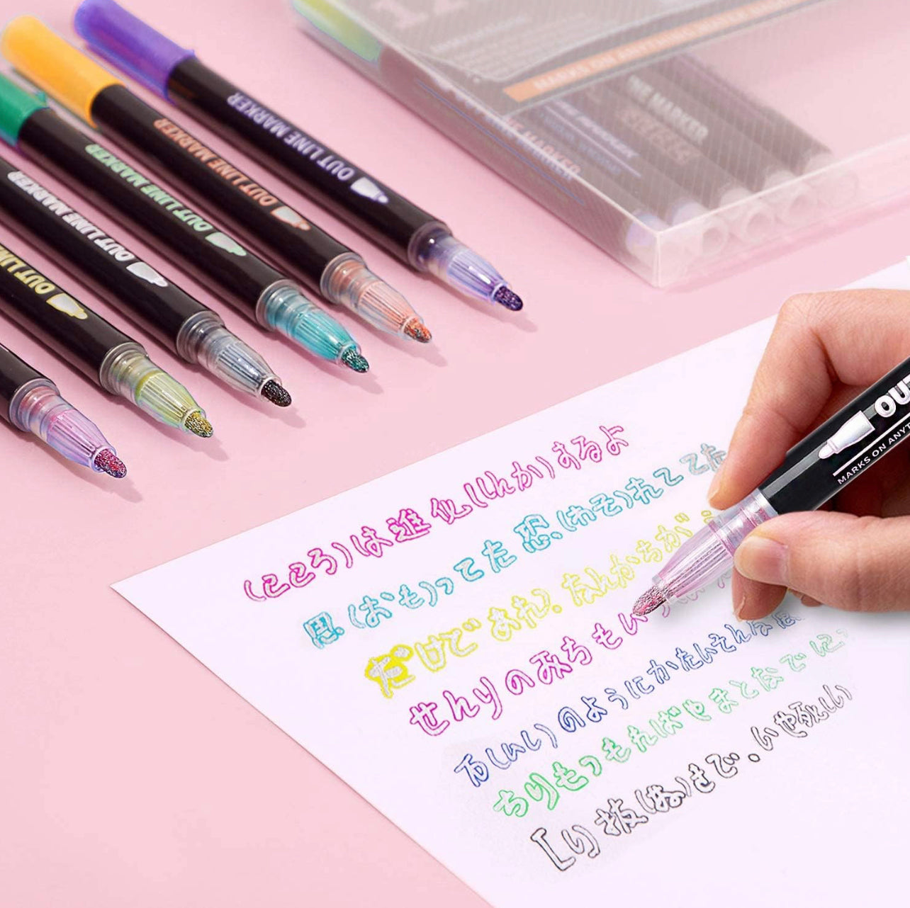 Outliner Marker Pens - 12pcs