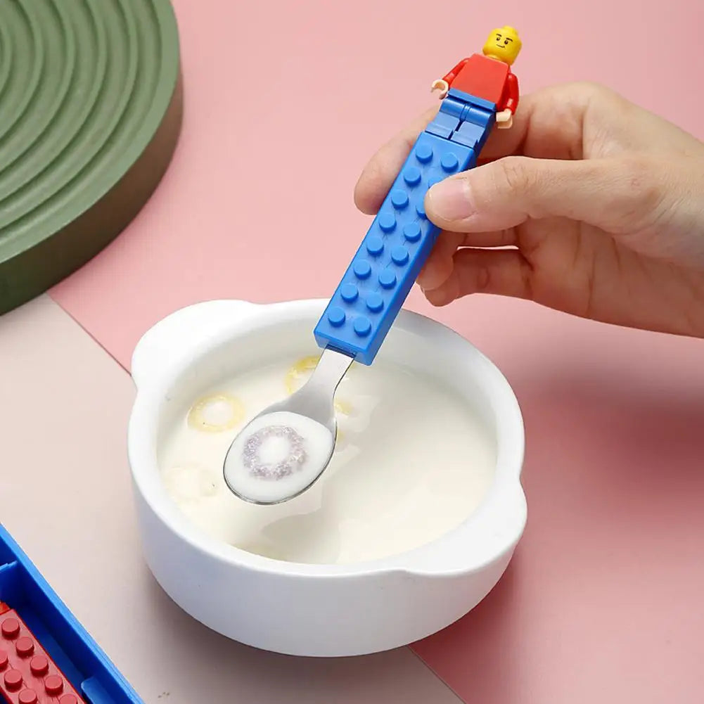 Building Blocks - Stainless Steel Spoon and Fork Set