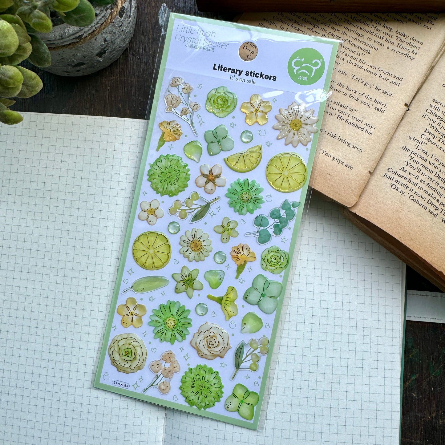 Puffy 3D Flower Stickers