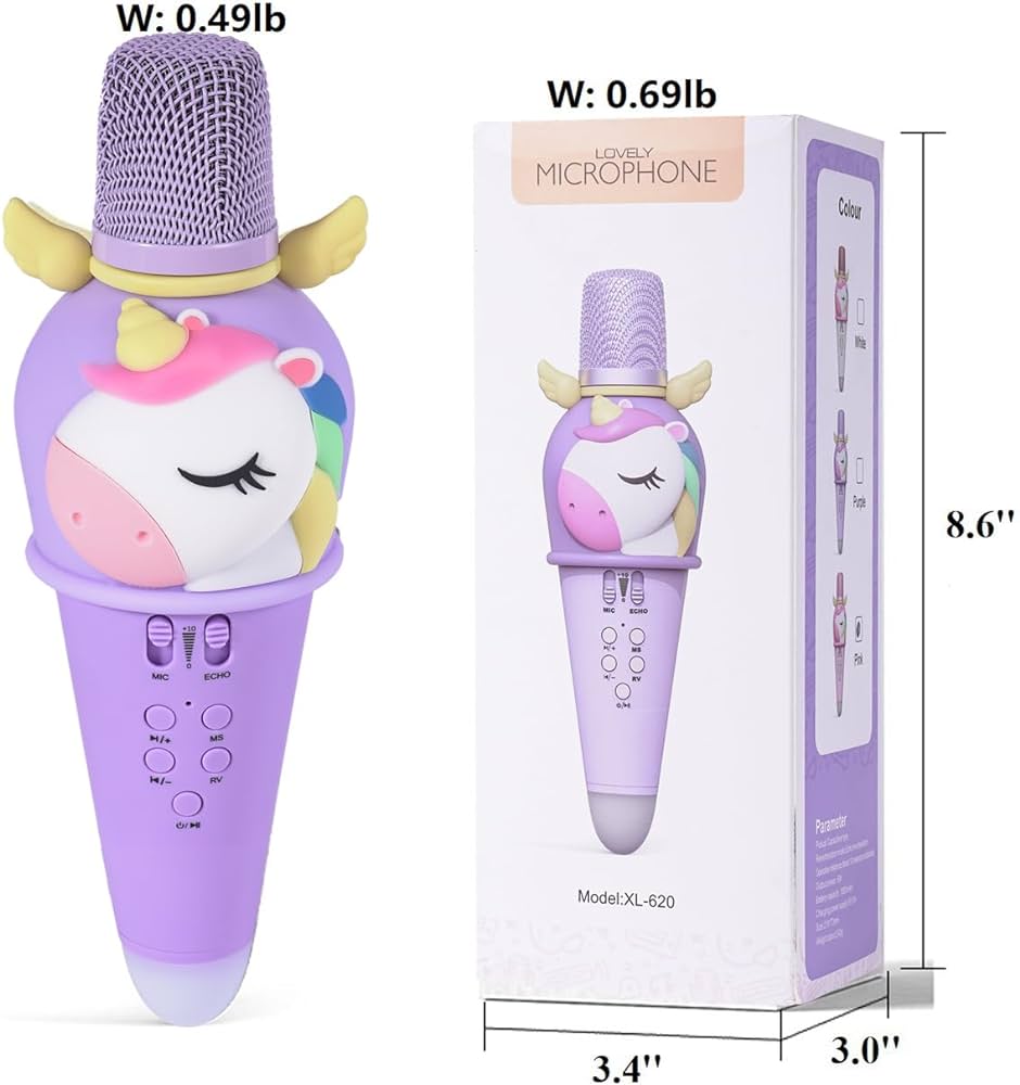 Sing Along  Mike - In Built Cute Bluetooth Mike with Speaker