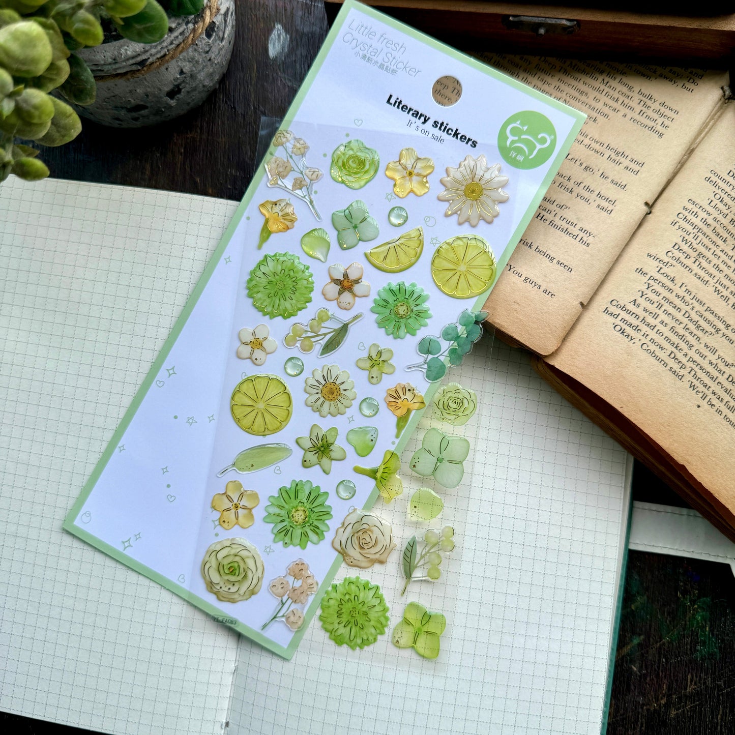 Puffy 3D Flower Stickers