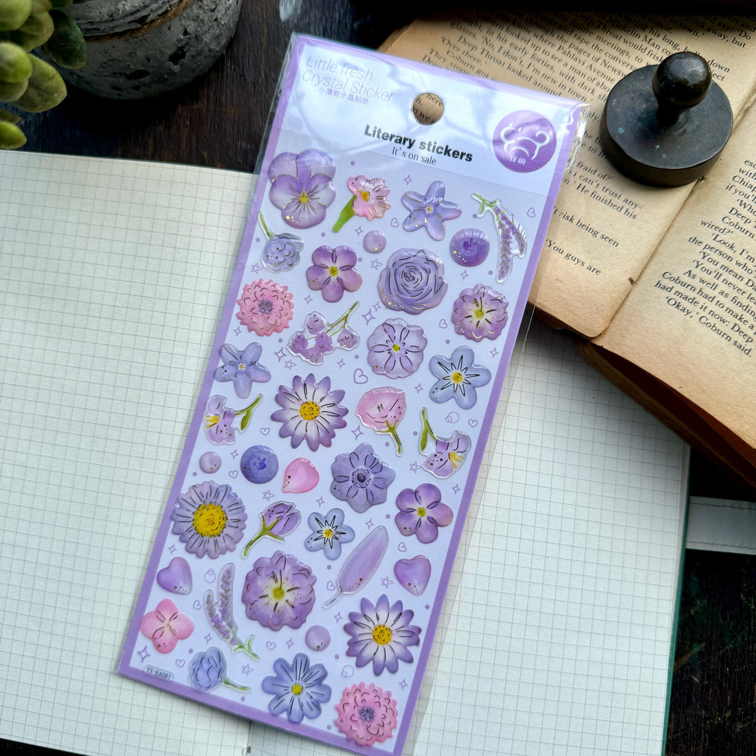 Puffy 3D Flower Stickers