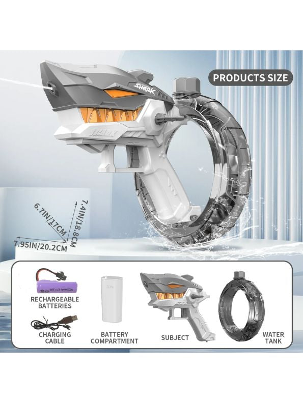 SharkBlaze - Automatic High Pressure Spray Gun for Kids - 28ft