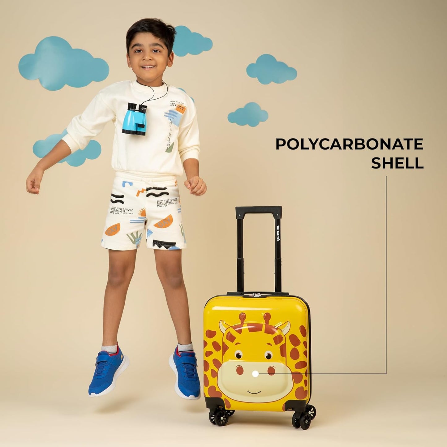 Trolley bag for kids ( 18 inch size, retractable handle, Durable material can carry children upto 20 kg)