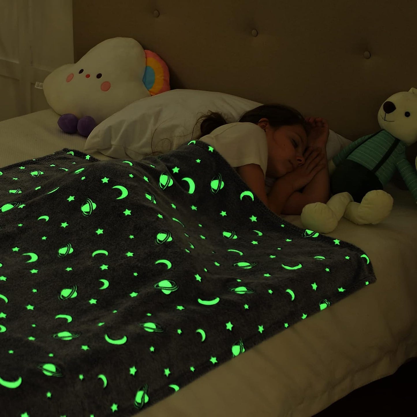 GLOWING BLANKET FOR KIDS (6 x 6 Feet size)
