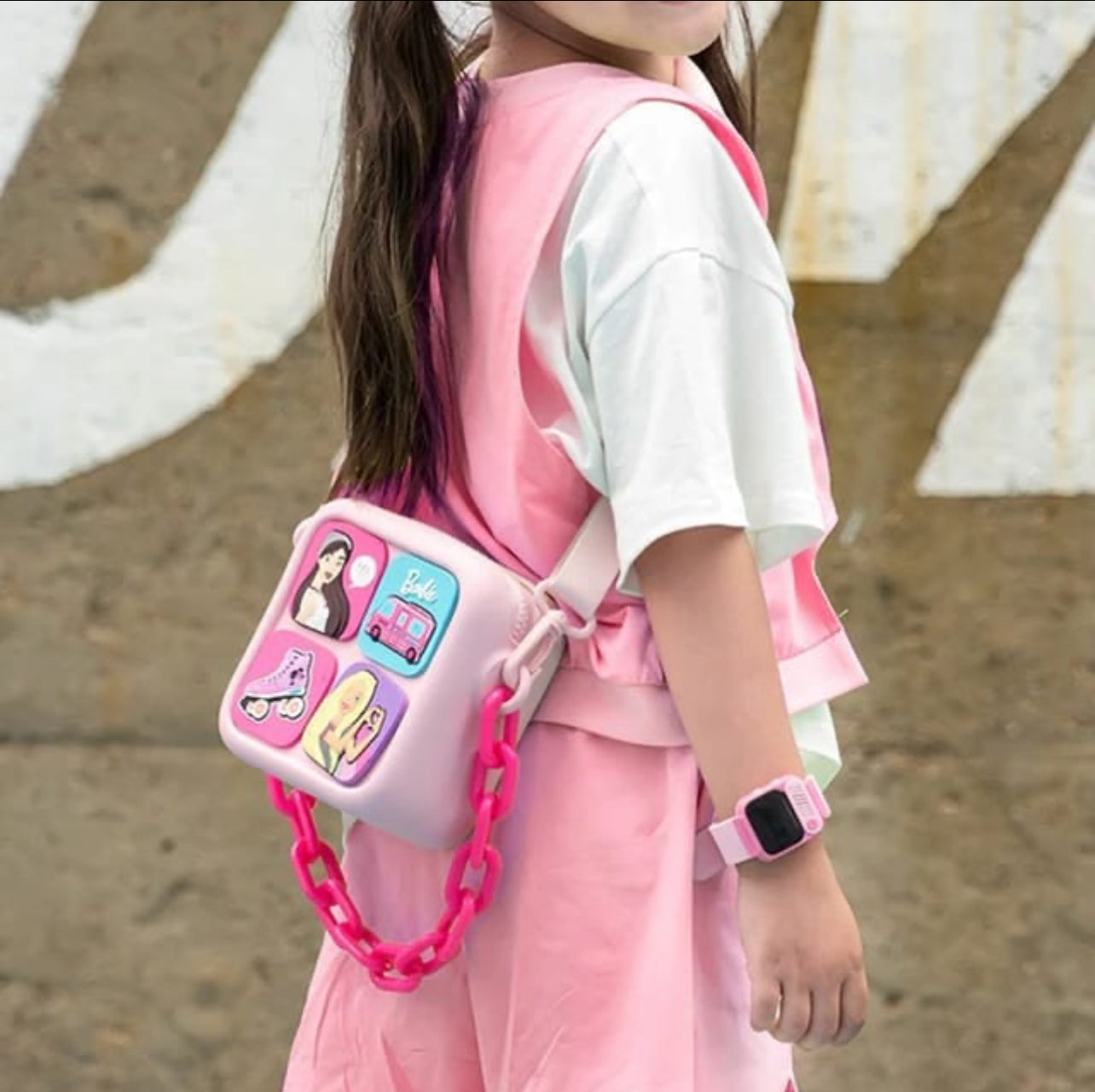Barbie & Frozen Blush - A Perfect Luxury Sling Bag for Every Barbie Fan