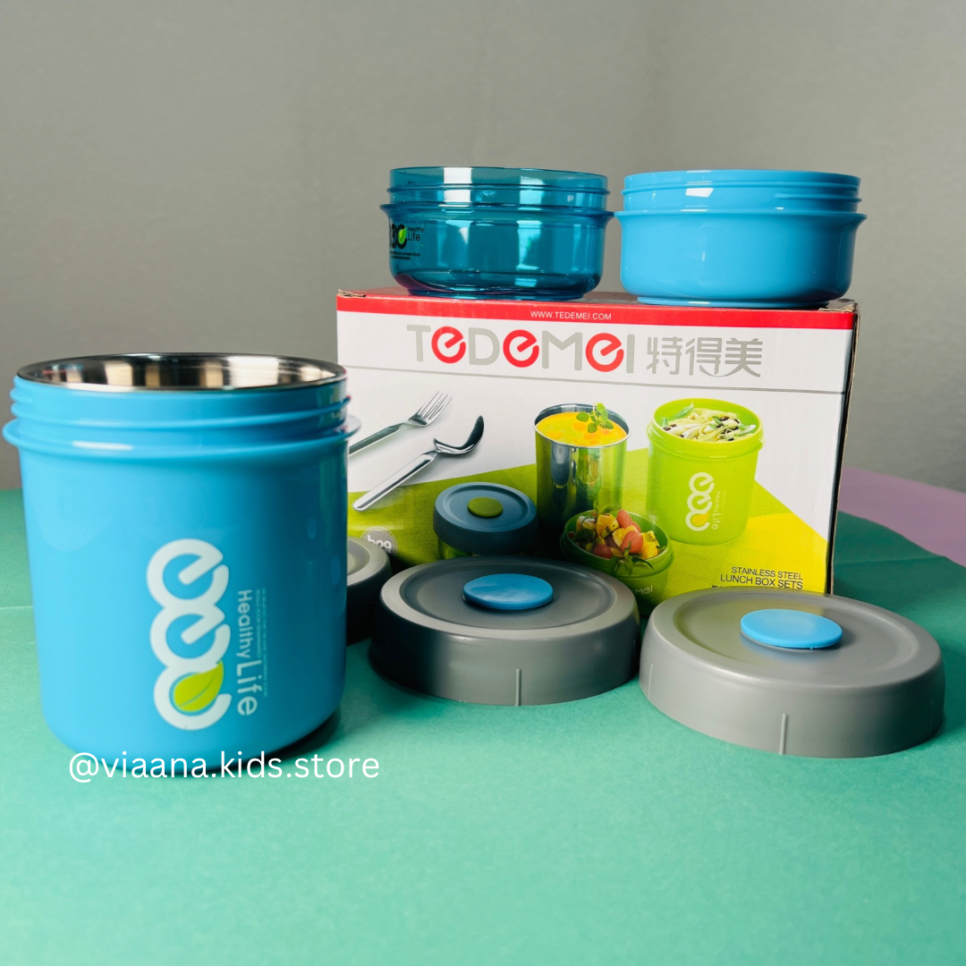 Tedemei 3 in 1 Lunchbox - Vacuum Seal | BPA Free