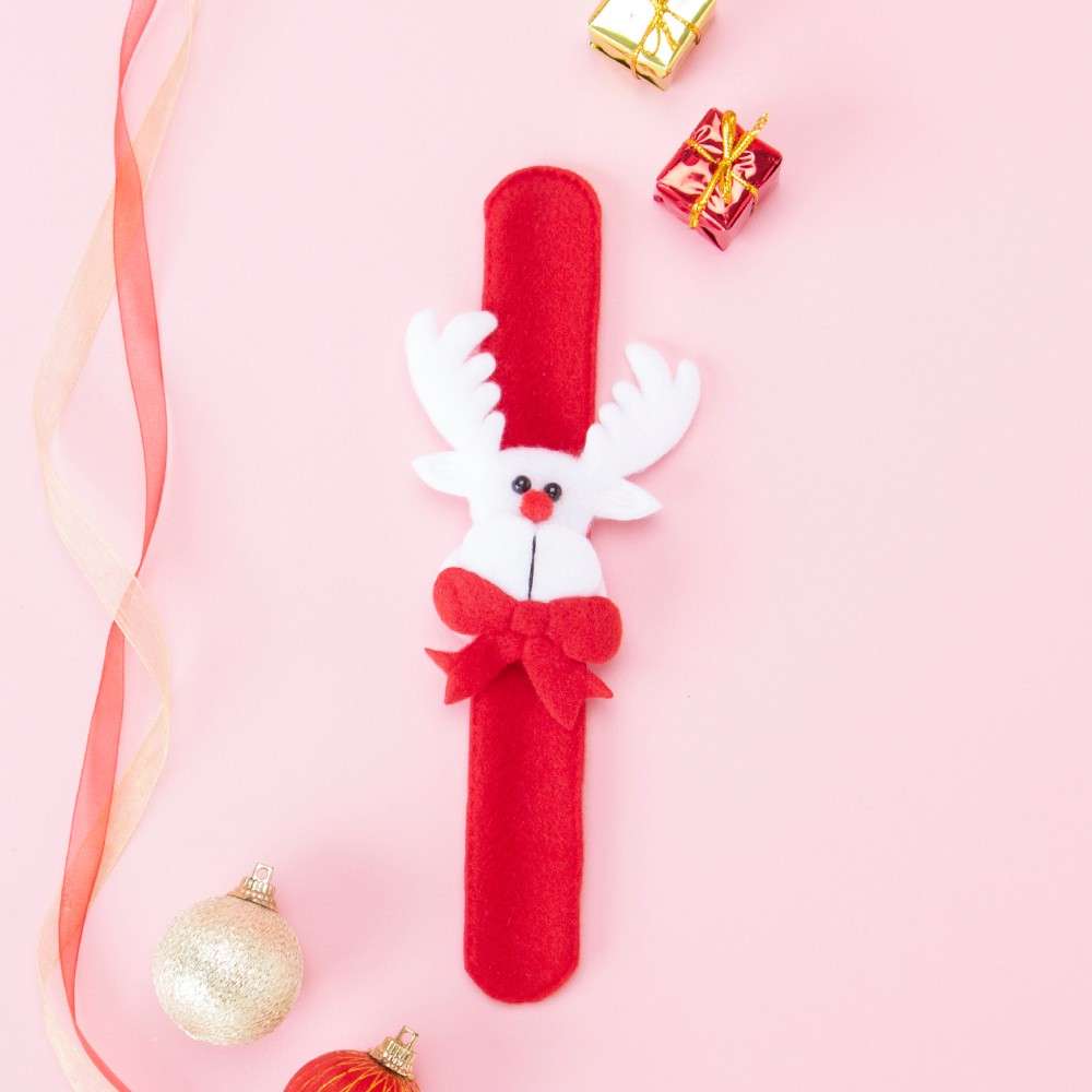 Christmas Slap Bands - Red