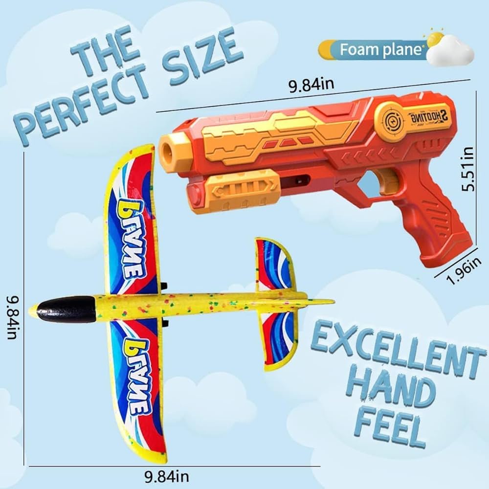 3 in 1 - Glider, Plane and Shooting Gun