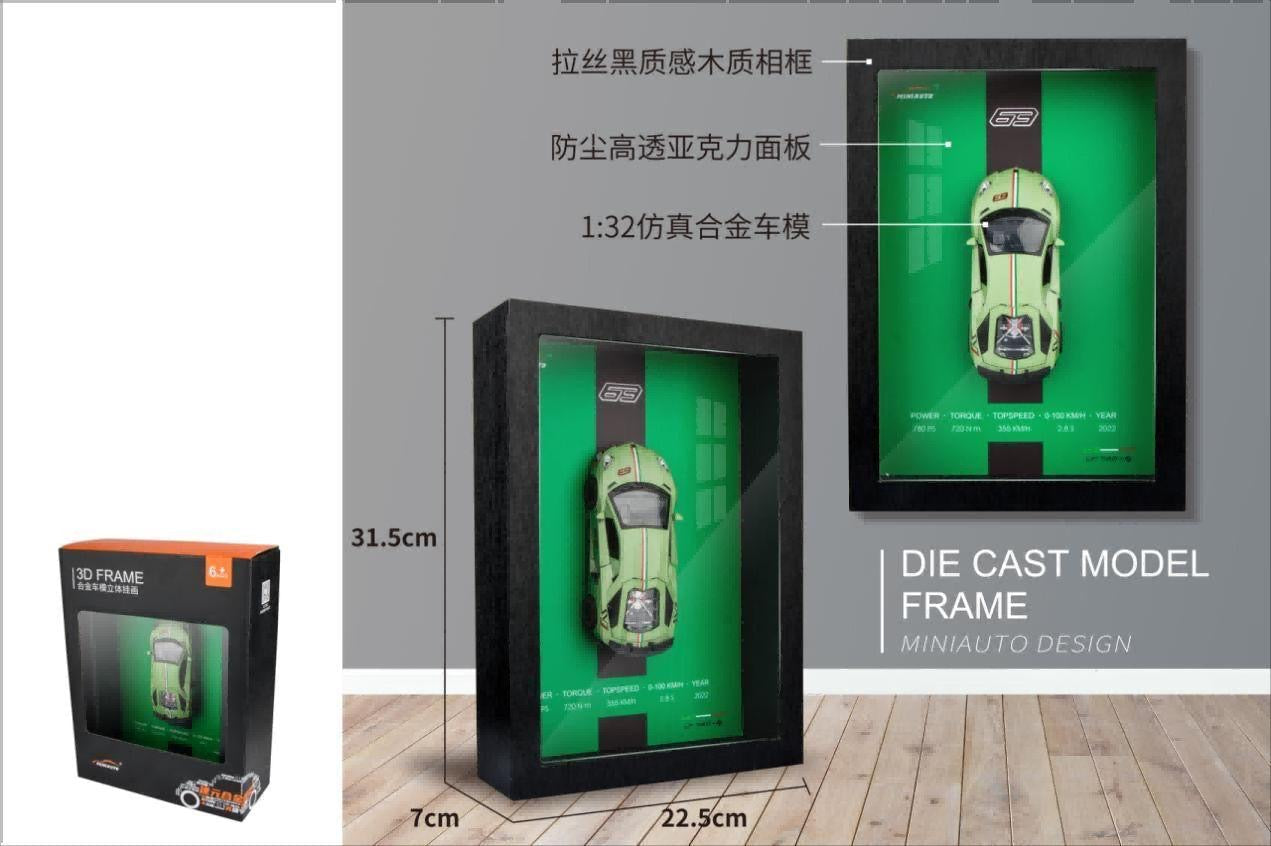 3D Sports Car Frames - 1:32 Model Poster
