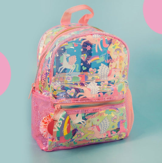 Sparkling Mini Holographic Backpack for Toddlers