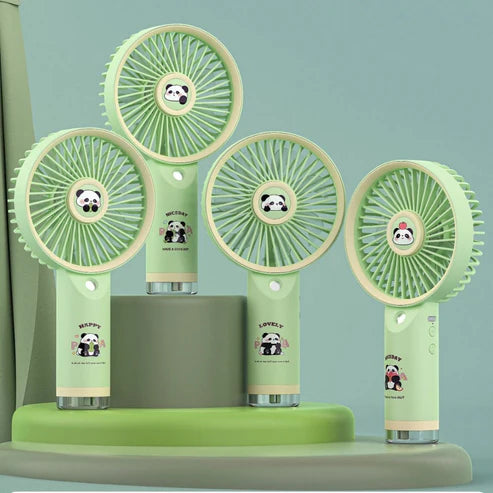 Rechargeable Panda Fans with Mist