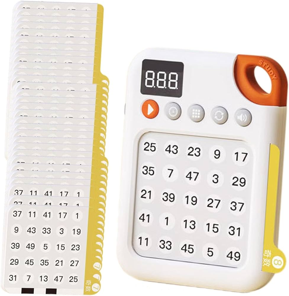Schulte Focus Training Machine - 80+ Cards