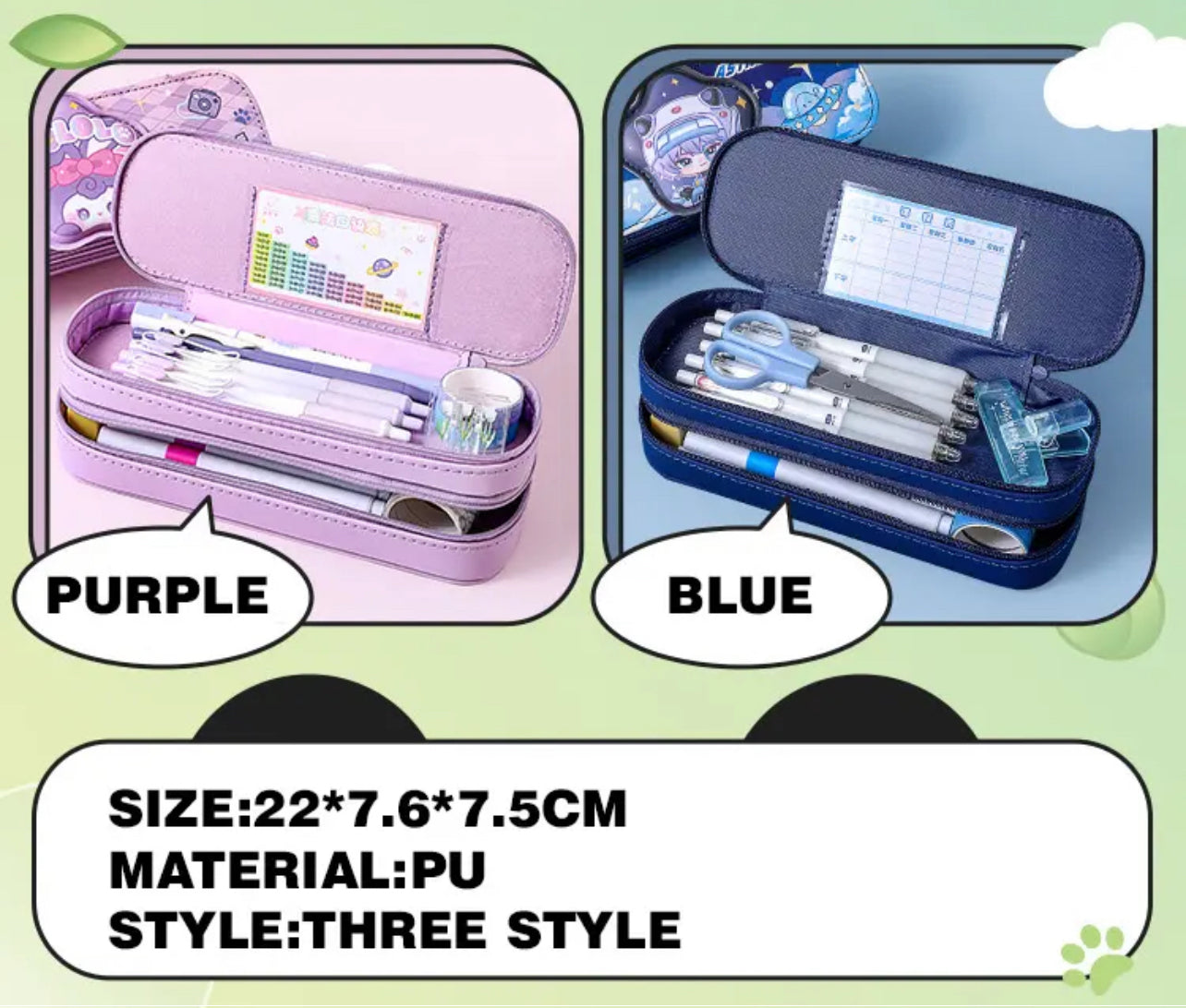 Korean Multifunction Pouch - Double Layered