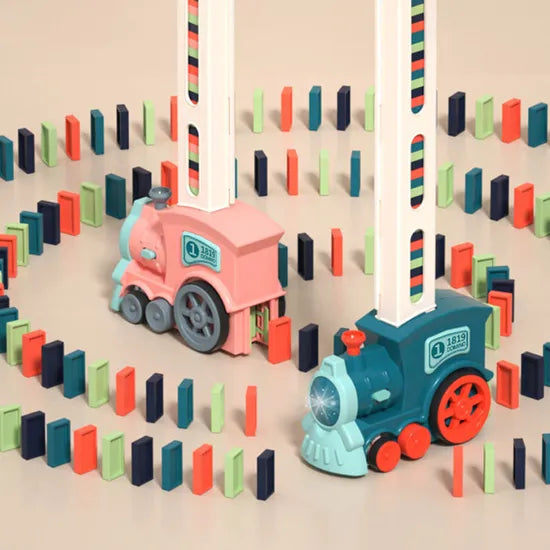 Dominos Train with Music | 60 Dominos