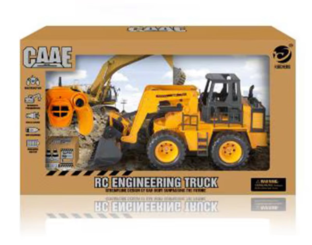 RC Excavator - 1:14 6 Channel Engineering Bulldozer