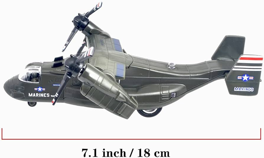 Military Airplane - Metal MV-22 Osprey Transport