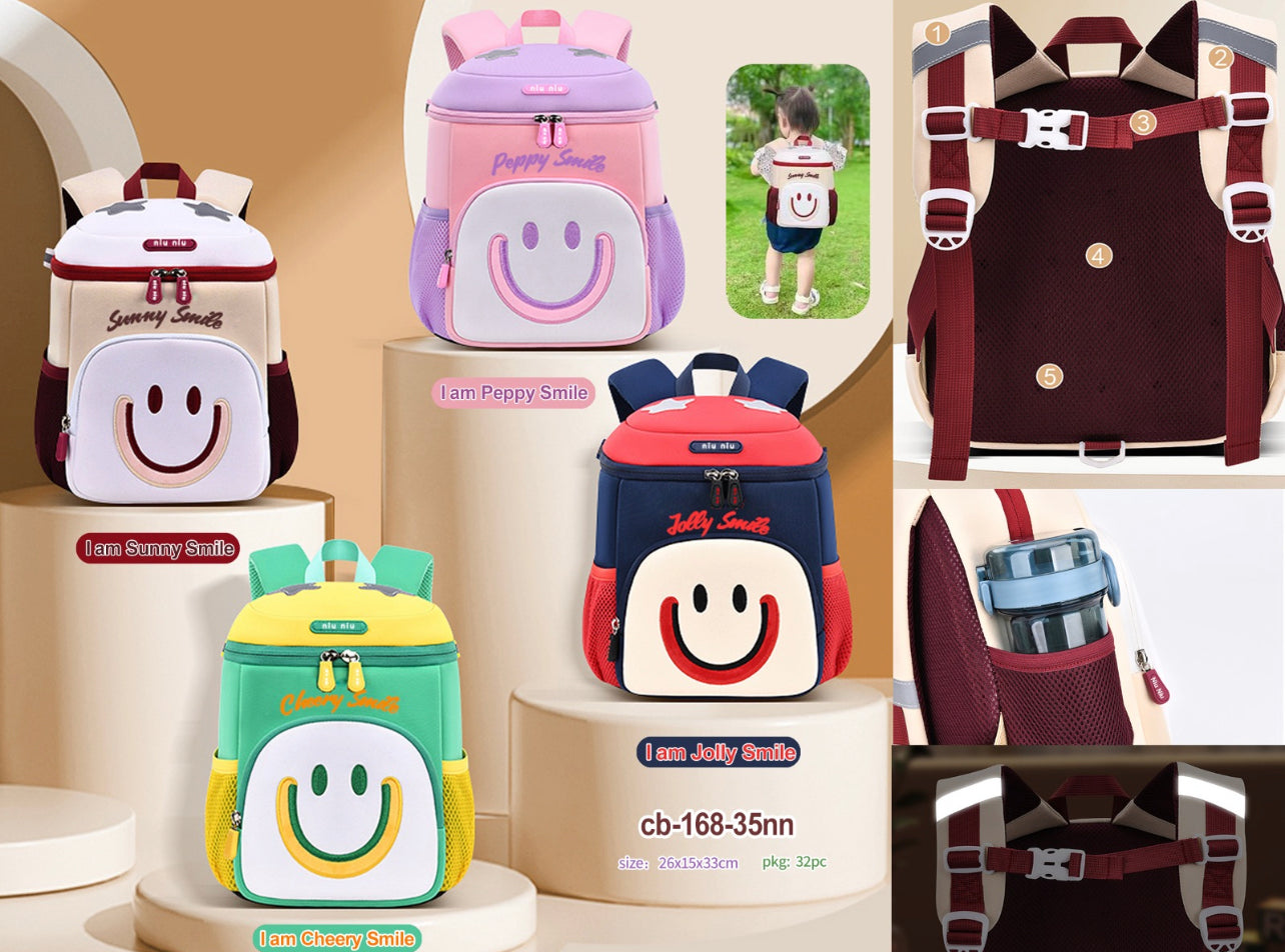 13” Smiley Luxury Backpacks