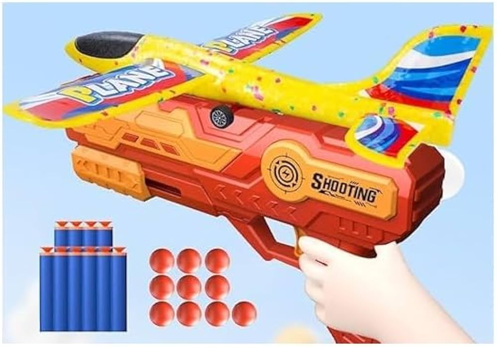 3 in 1 - Glider, Plane and Shooting Gun