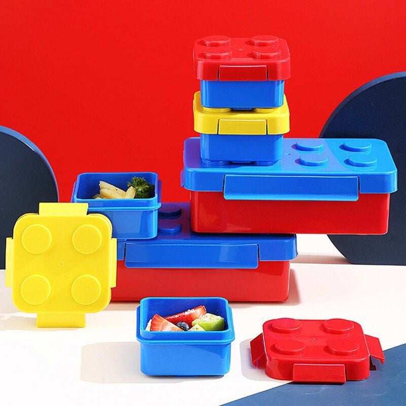 Block and Bites - Perfect Leakproof, BPA Free Bricks Snackbox