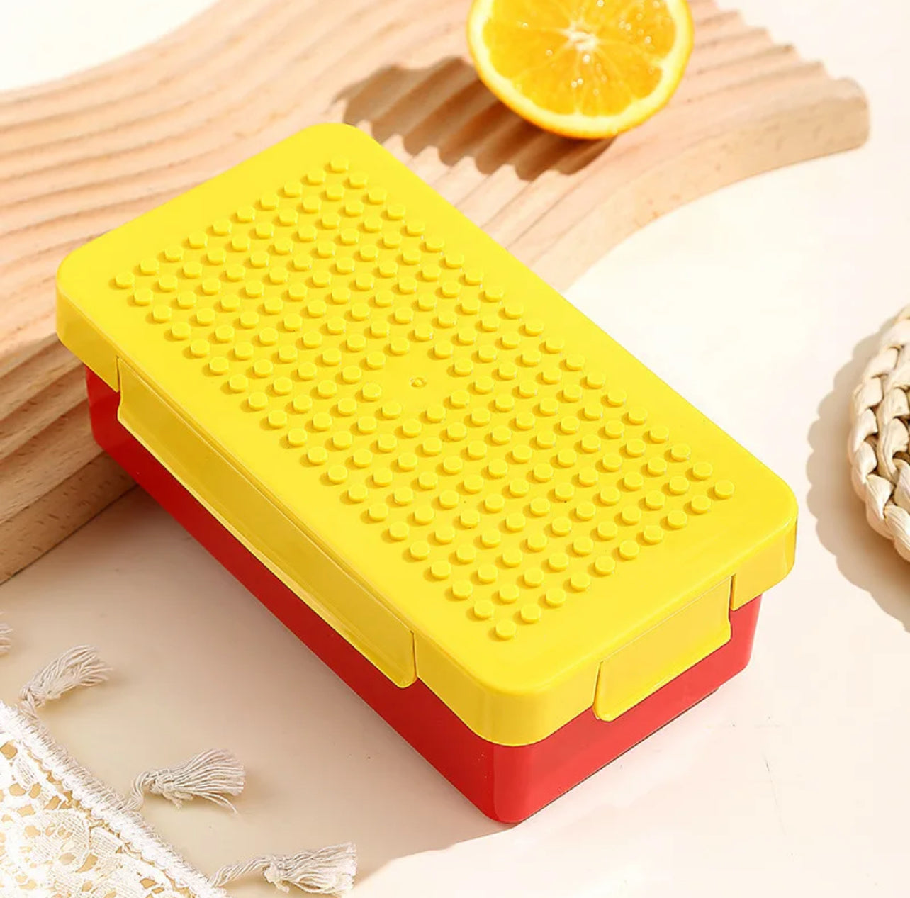 Block and Bites - Perfect Leakproof, BPA Free Bricks Snackbox