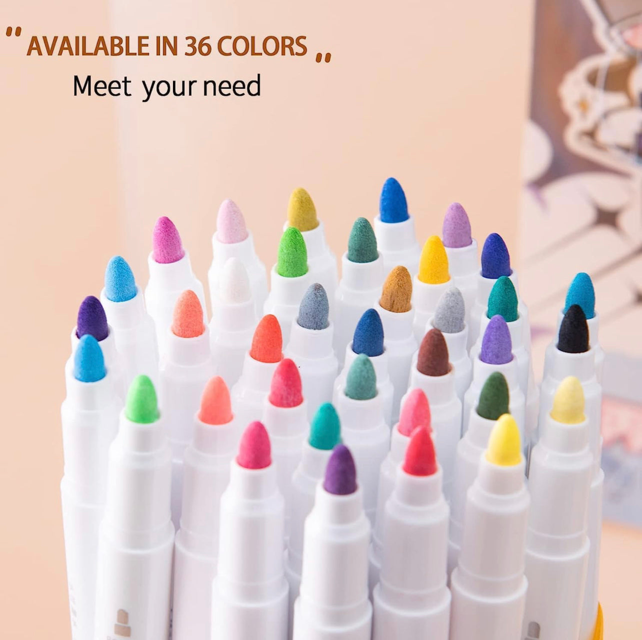 36pcs Acrylic Marker - Paint Anywhere