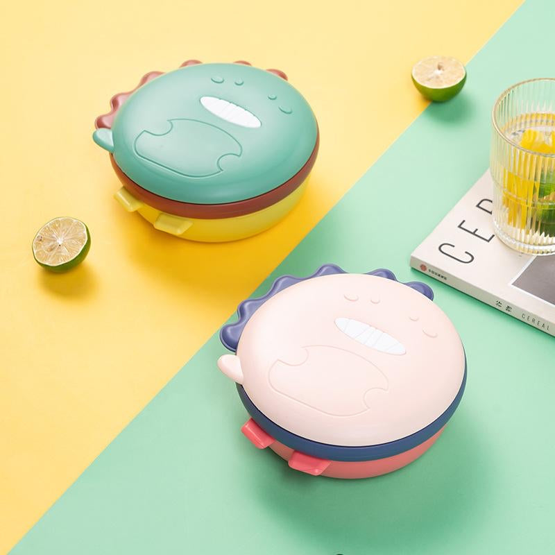 Dashing Dino - 3 Compartments Bento Lunchbox