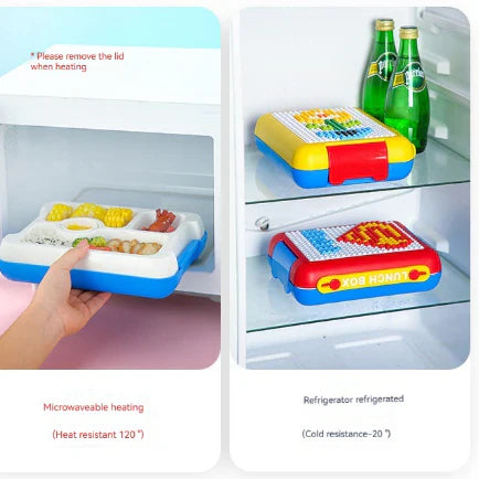DIY Blocks - 800ml BPA Free Leak-Proof Lunch Box