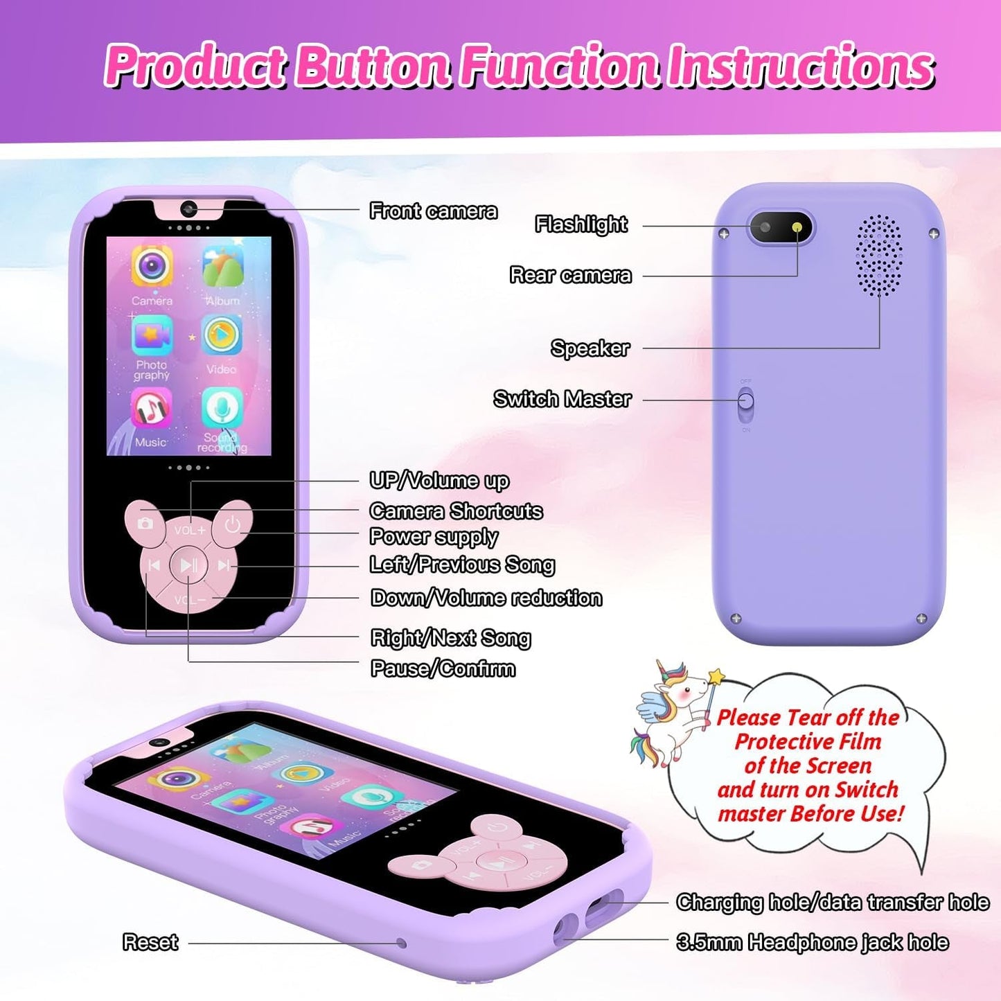 Children’s Smartphone - Touch | 8GB | Multifunction