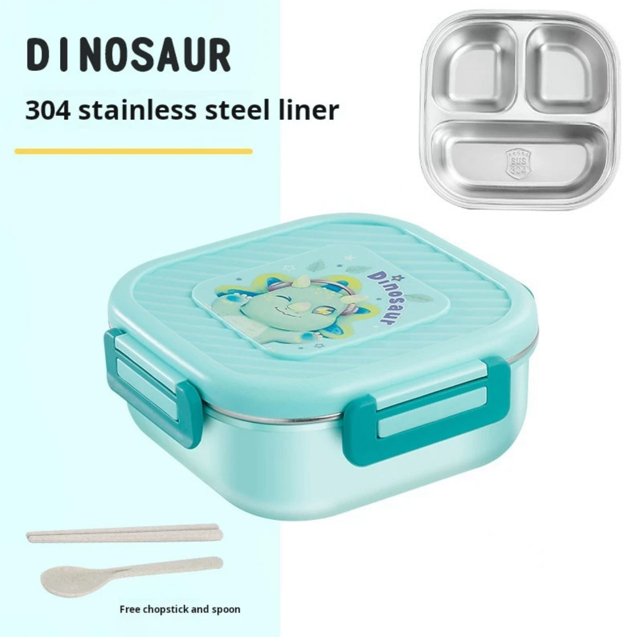 Bento Buddy - 3 Compartments Lunchbox