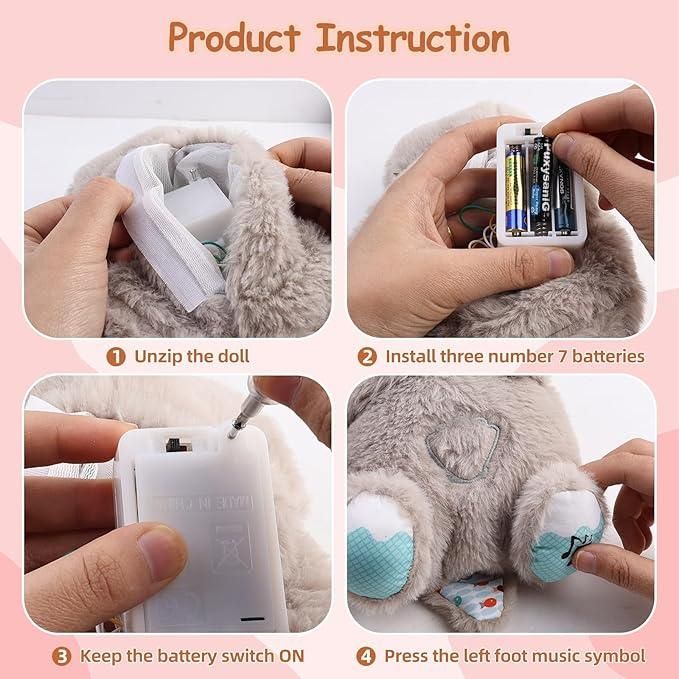 Breathing Bear - Electric Soft Toy