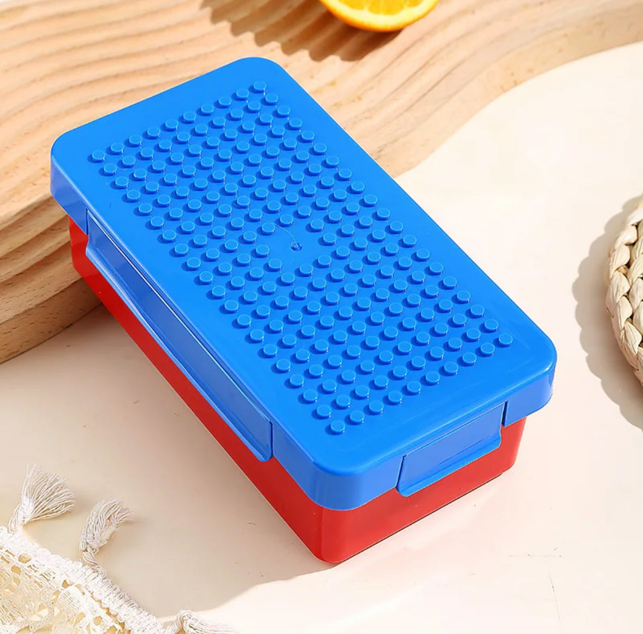 Block and Bites - Perfect Leakproof, BPA Free Bricks Snackbox