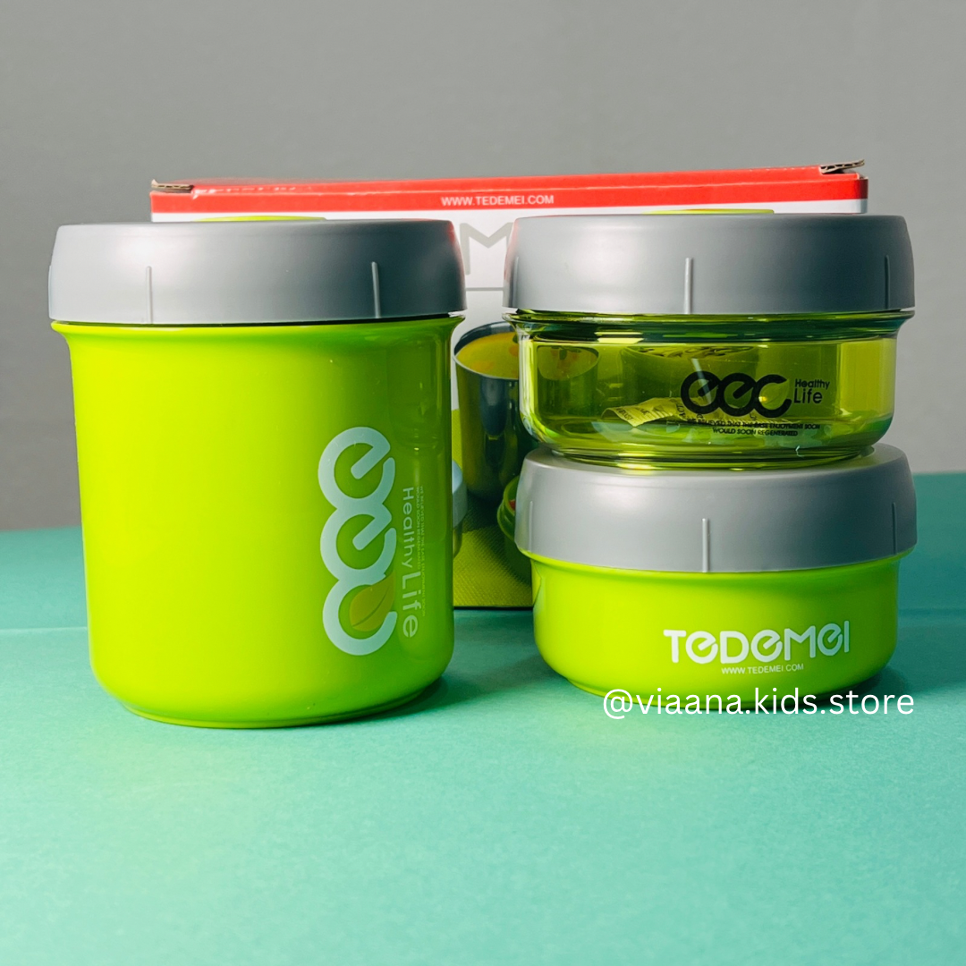 Tedemei 3 in 1 Lunchbox - Vacuum Seal | BPA Free
