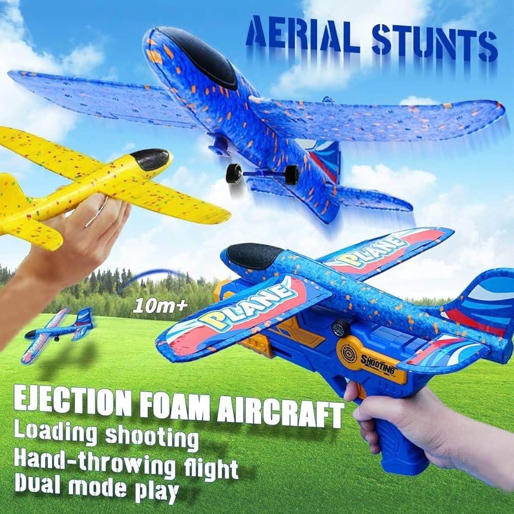 3 in 1 - Glider, Plane and Shooting Gun